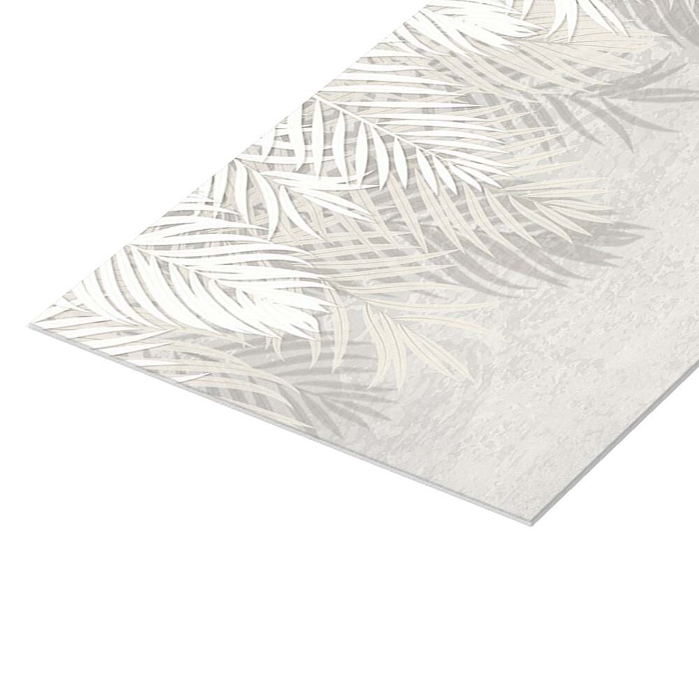 Панель стеновая АБС пластик для кухни 3000х600х1,5 мм листья сканди