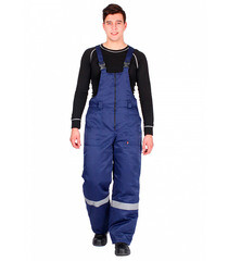 Изображение товара Полукомбинезон рабочий утепленный Delta Plus Экспертный-Люкс 48-50 рост 170-176 см синий