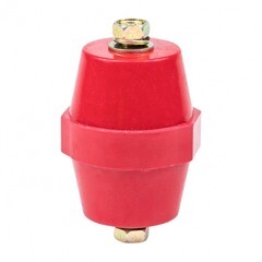 Изолятор EKF PROxima SM-51 IP30 680 А с болтом и шайбой пластиковый красный (10 шт.) (plc-sm-51) - фото 1