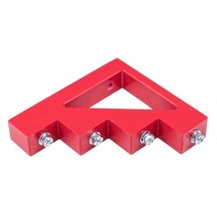 Изолятор угловой EKF PROxima Лесенка IP30 600 А с болтом и шайбой пластиковый красный (2 шт.) (plc-sl-600) - фото 2