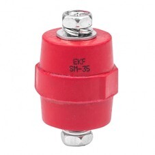 Изолятор EKF PROxima SM-35 IP30 380 А с болтом и шайбой пластиковый красный (10 шт.) (plc-sm-35)