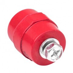Изолятор EKF PROxima SM-35 IP30 380 А с болтом и шайбой пластиковый красный (10 шт.) (plc-sm-35) - фото 2