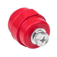 Изолятор EKF PROxima SM-25 IP30 275 А с болтом и шайбой пластиковый красный (10 шт.) (plc-sm-25) - фото 2