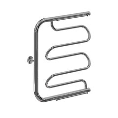 Полотенцесушитель водяной MyFrea ПМ-2 600х500 мм фокстрот с боковым подключением 600 мм с полкой хром - фото 1