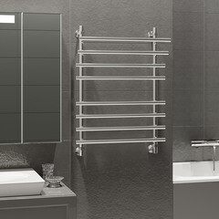 Полотенцесушитель водяной Nika ЛБ-3 800х500 мм лесенка хром - фото 4