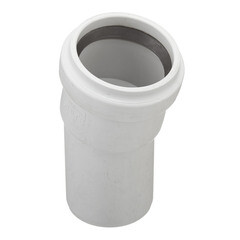 Изображение товара Отвод Pro Aqua Stilte Plus d58 мм 15° пластиковый шумопоглощающий для внутренней канализации
