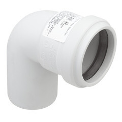 Отвод Pro Aqua Stilte Plus d58 мм 87,5° пластиковый шумопоглощающий для внутренней канализации - фото 1