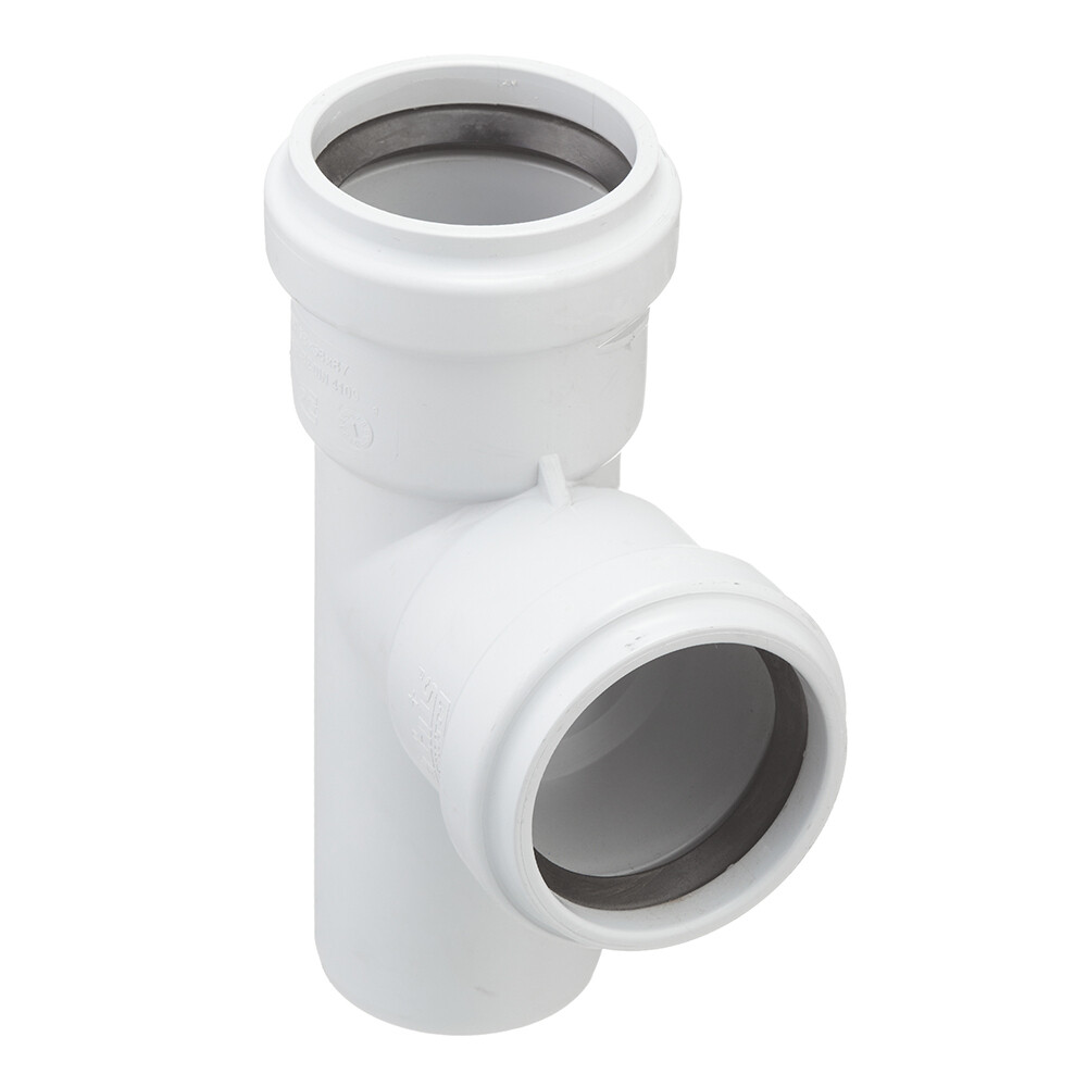 Изображение товара Тройник Pro Aqua Stilte Plus d58 мм 87,5° пластиковый шумопоглощающий внутренний канализации