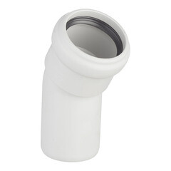 Отвод Ostendorf SKB d58 мм 30° пластиковый бесшумный для внутренней канализации (332110) - фото 1