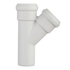 Тройник Ostendorf SKEA d58х58 мм 45° пластиковый бесшумный для внутренней канализации (332200) - фото 2