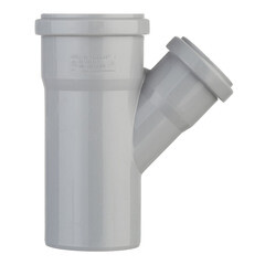 Тройник Ostendorf HTEA d75х50 мм 45° пластиковый для внутренней канализации (113210) - фото 3