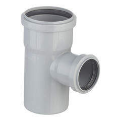 Изображение товара Тройник Ostendorf HTEA d75х50 мм 87° пластиковый для внутренней канализации (113410)