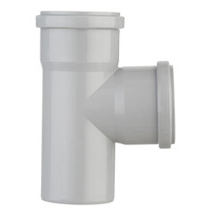 Тройник Ostendorf HTEA d75 мм 87° пластиковый для внутренней канализации (113400) - фото 3