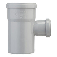 Тройник Ostendorf HTEA d90х50 мм 87° пластиковый для внутренней канализации (114420) - фото 3
