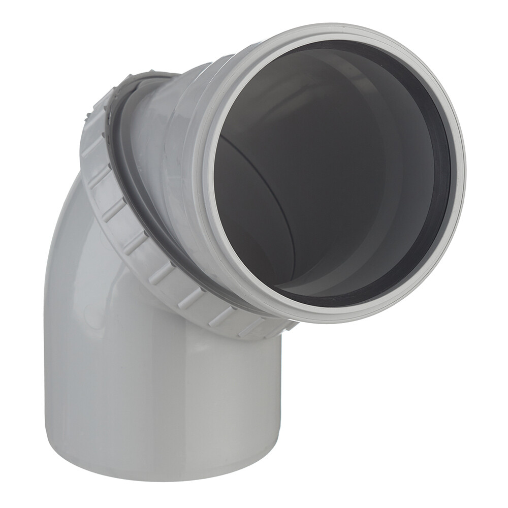 Изображение товара Отвод Pro Aqua Comfort d110 мм пластиковый поворотный для внутренней канализации (1011087T)