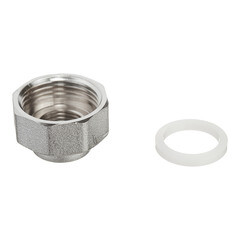 Муфта переходная Far 1 ВР(г) х 1/2 ВР(г) латунная (fk 4000 112) - фото 1