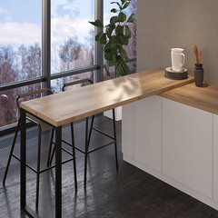 Столешница дуб светлый 1200х800х40 мм ДСП Slotex - фото 3