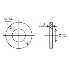 Прокладка резиновая с сеткой СТМ 3/4 (2 шт.) - фото 2