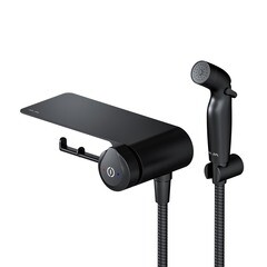 Смеситель с гигиеническим душем встраиваемый AM.PM X-Joy со скрытой частью в комплекте черный (F0H85A822)