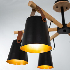 Люстра потолочная Arte Lamp Thomas E27 360 Вт 14 кв.м (A7032PL-6BK) - фото 3