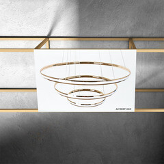 Люстра светодиодная подвесная Arte Lamp Meridiana 150 Вт 3000-6000К 23 кв.м (A2198SP-3GO) - фото 3