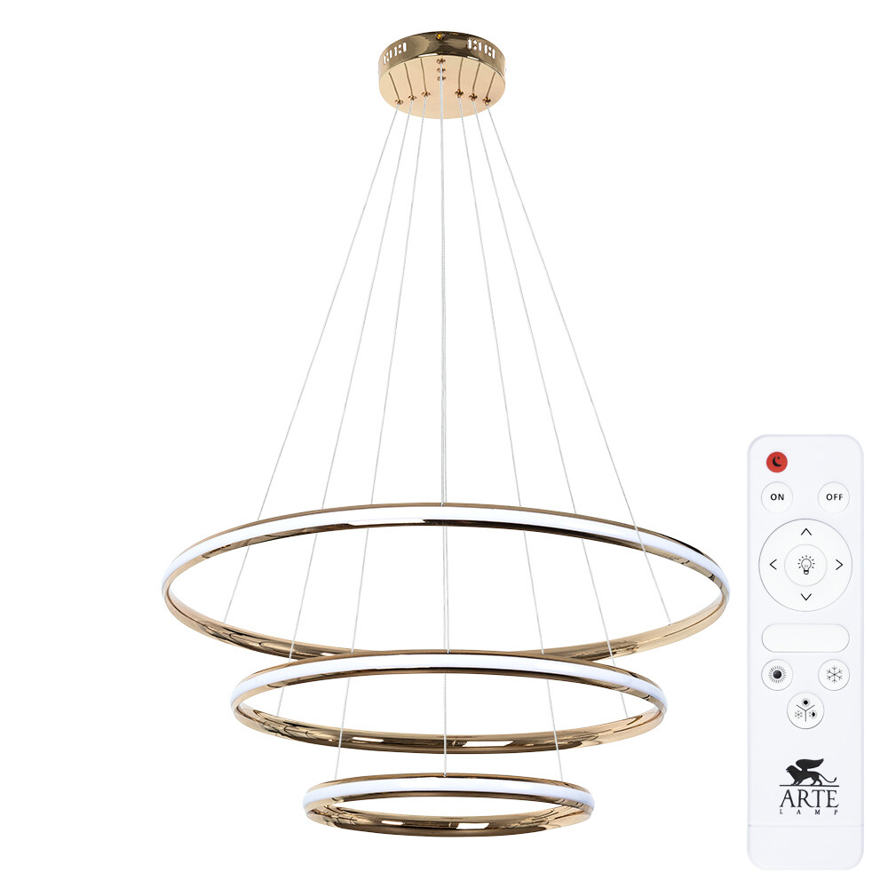 Изображение товара Люстра светодиодная подвесная Arte Lamp Meridiana 150 Вт 3000-6000К современная