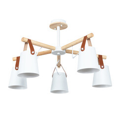 Изображение товара Люстра потолочная Arte Lamp Thomas E27 300 Вт 11 кв.м (A7032PL-5WH)