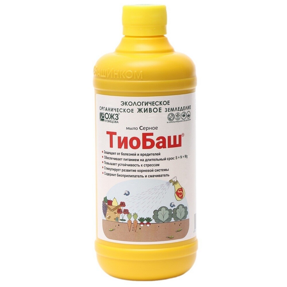 Изображение товара Средство защиты растений БашИнком мыло серное ТиоБаш 500 мл