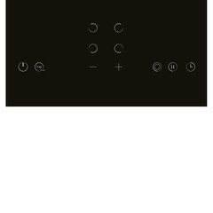 Варочная панель электрическая Lex EVH 642A BL 4 конфорки черная - фото 2