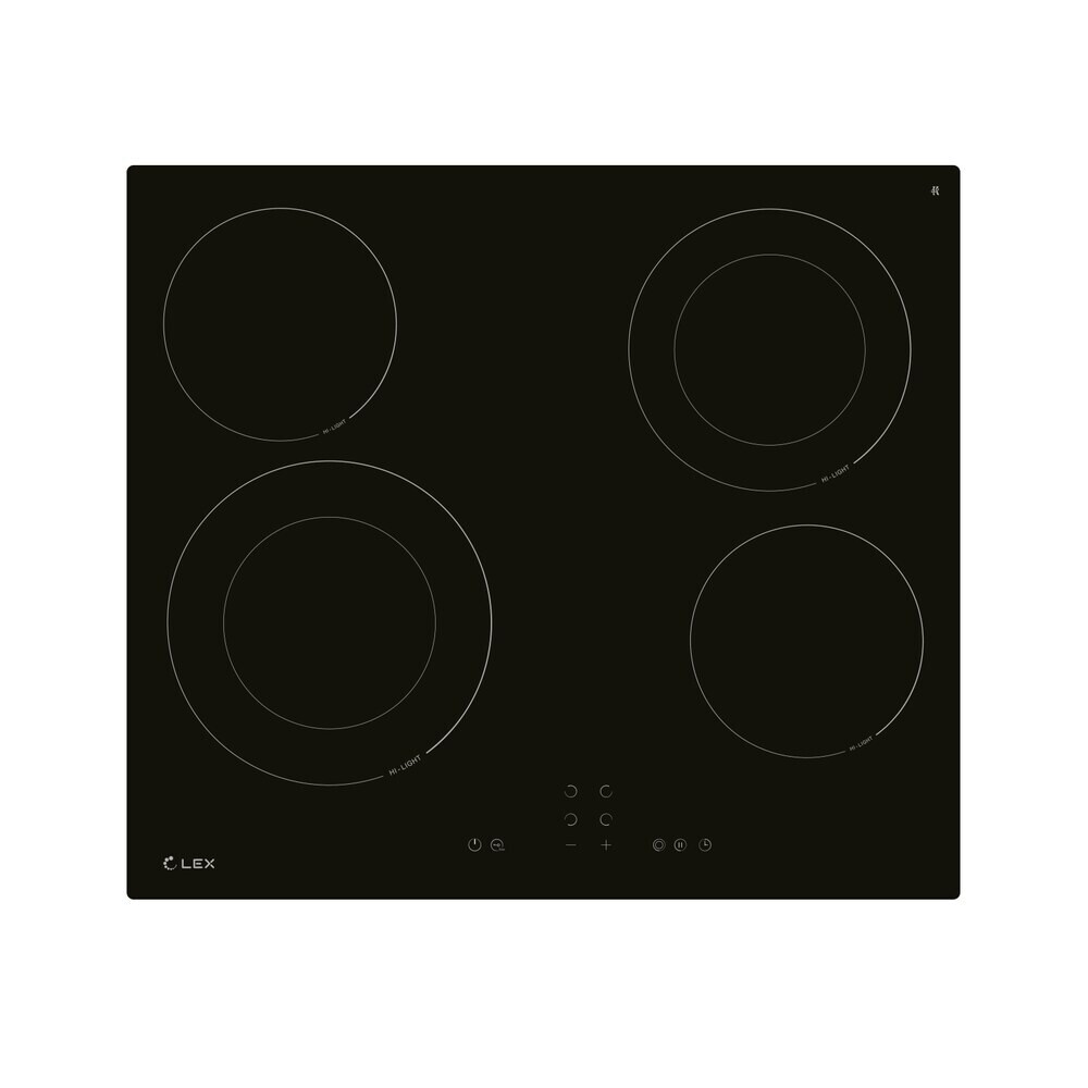 Изображение товара Варочная панель Lex EVH 642A BL 4 конфорки Hi-Light сенсорное управление Изображение товара Варочная панель Lex EVH 642A BL 4 конфорки Hi-Light сенсорное управление