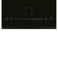 Варочная панель электрическая Lex EVH 642C BL 4 конфорки черная - фото 2