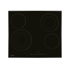 Варочная панель электрическая Lex EVH 642C BL 4 конфорки черная