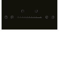 Варочная панель электрическая Lex EVH 321A BL 2 конфорки черная - фото 2