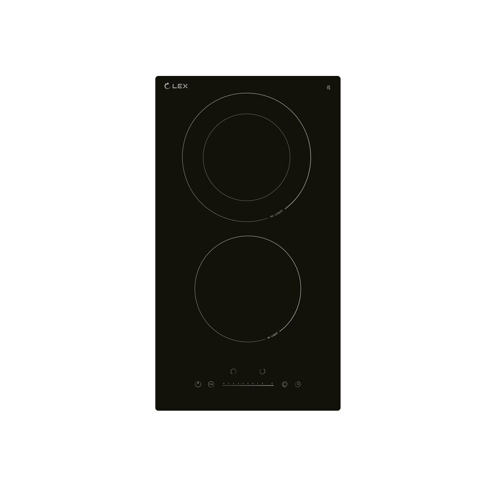 Изображение товара Варочная панель электрическая Lex EVH 321A BL 2 конфорки черная
