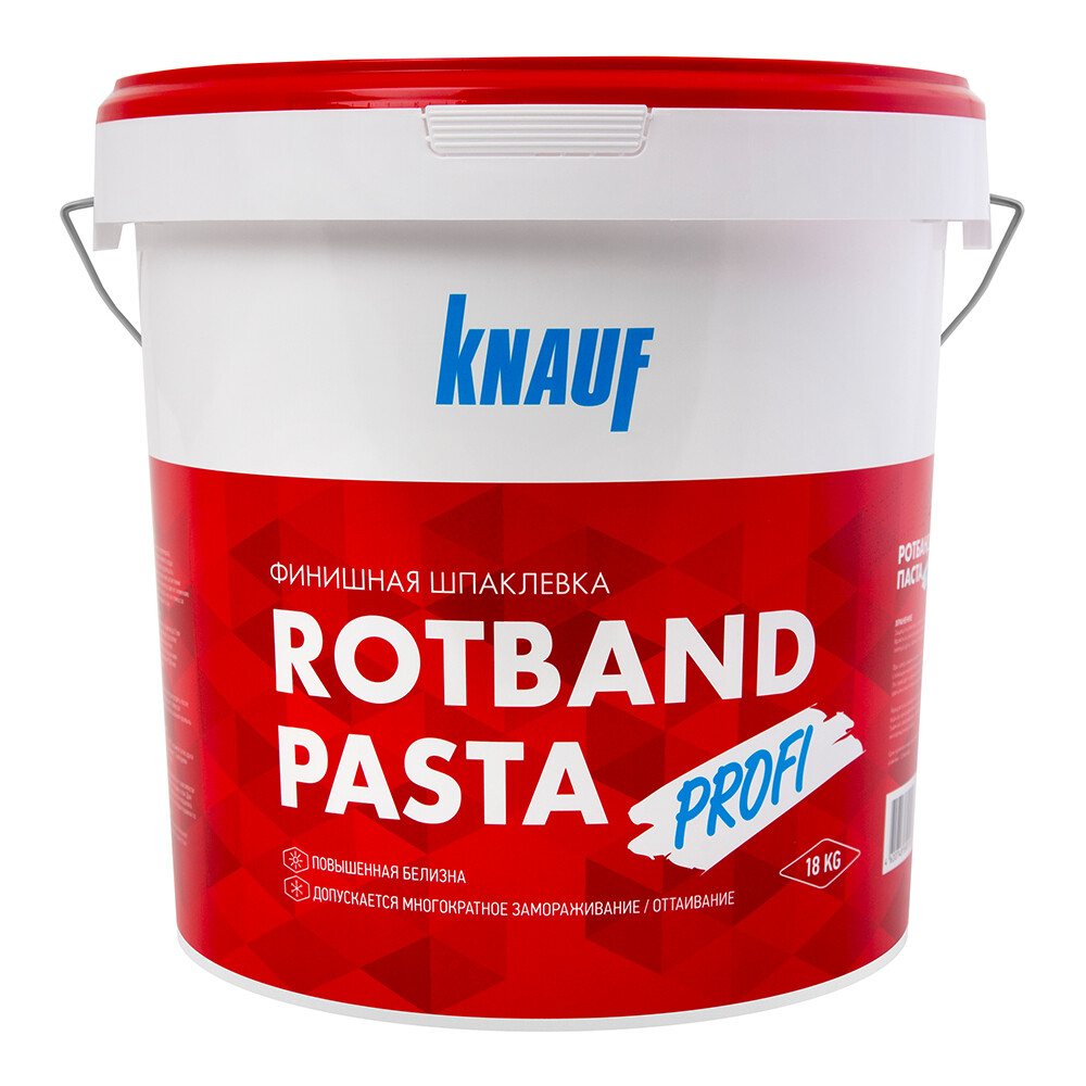 Изображение товара Финишная шпатлевка Knauf Ротбанд Профи 18 кг для внутренних работ