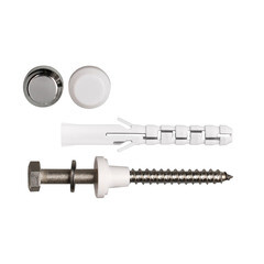 Изображение товара Набор для крепления унитаза 10-20 мм с нержавеющим шурупом Hard-Fix