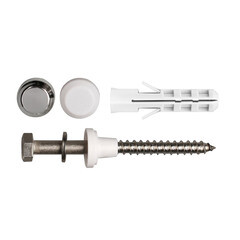Изображение товара Набор для крепления унитаза 20-40 мм с нержавеющим шурупом Hard-Fix