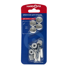 Набор для крепления зеркала хром Hard-Fix - фото 3