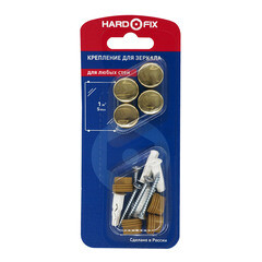 Набор для крепления зеркала золото Hard-Fix - фото 3