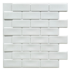 Изображение товара Панель ПВХ 600х600х6 мм eclectica офсет Grace белый кирпич 0,36 кв.м