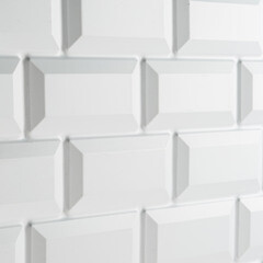 Панель ПВХ 595х560х8 мм eclectica офсет Grace белый кирпич 0,33 кв.м - фото 4