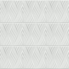 Панель ПВХ 595х595х10 мм eclectica офсет Grace белая волна 0,35 кв.м - фото 3