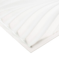 Панель ПВХ 595х595х10 мм eclectica офсет Grace белая волна 0,35 кв.м - фото 4