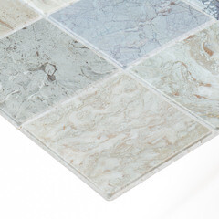 Панель ПВХ 964х484х3 мм цифровая печать Grace мрамор голубой 0,47 кв.м - фото 4