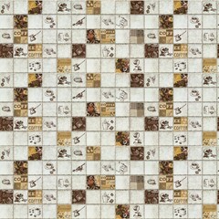 Панель ПВХ 964х484х3 мм цифровая печать Grace плитка эспрессо 0,47 кв.м - фото 5