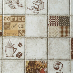 Панель ПВХ 964х484х3 мм цифровая печать Grace плитка эспрессо 0,47 кв.м - фото 3