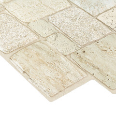 Панель ПВХ 980х498х3 мм цифровая печать Grace ракушечник светлый 0,49 кв.м - фото 3