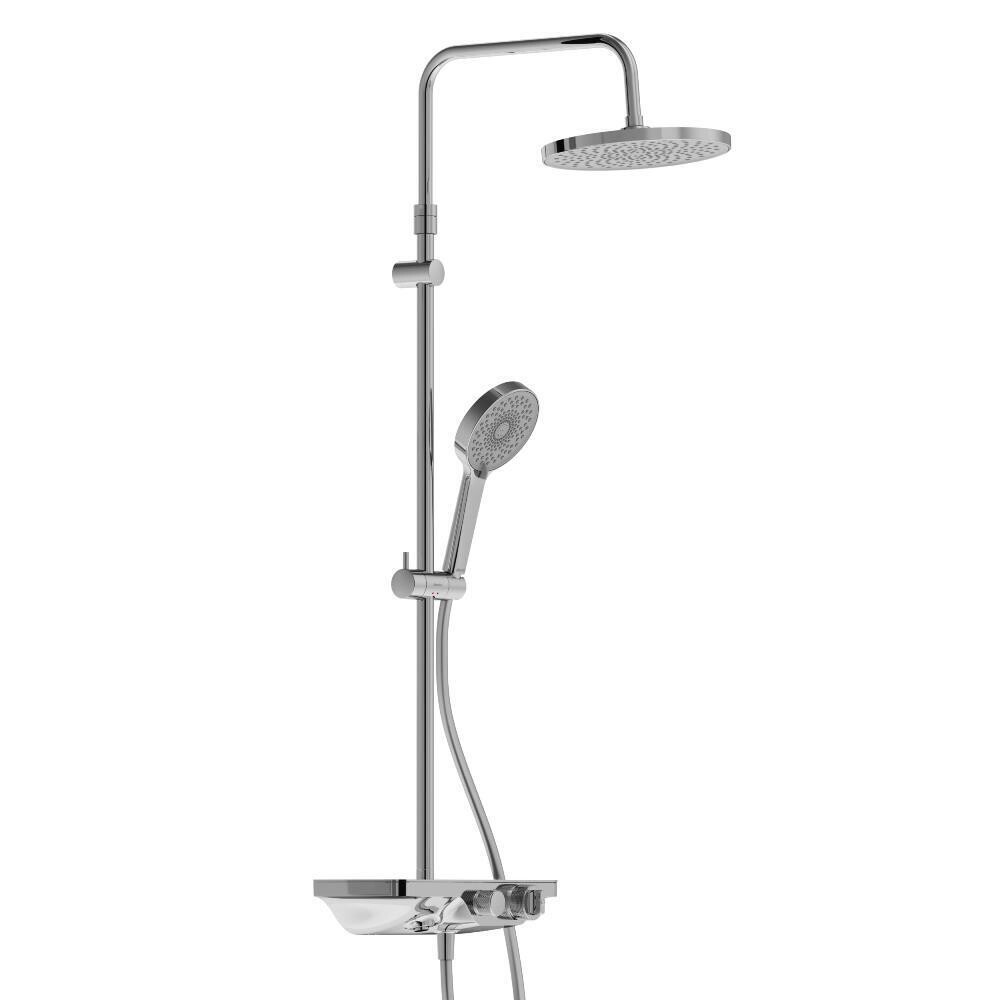Душевая система Damixa Apollo с верхним душем с лейкой хром (947760000)