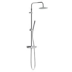 Душевая система Damixa Scandinavian Pure с верхним душем с лейкой хром (936780000) - фото 1