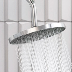 Душевая система Damixa Apollo с верхним душем с лейкой хром (947760000) - фото 3